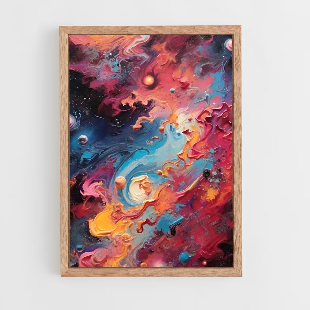 Poster Nebula Fantasia – affiche Art spatial (vue 4)